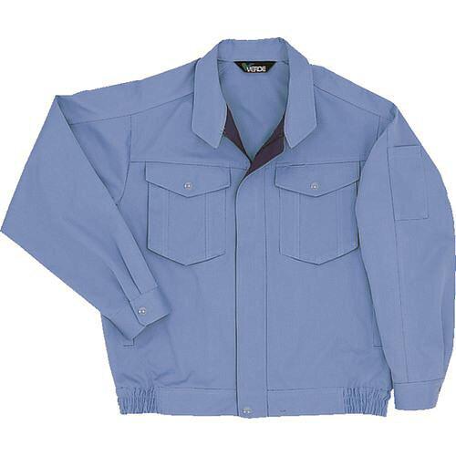 ミドリ安全 帯電防止 男女共用E/Cブルゾン ライトブルー SS G343-UE-SS 1枚