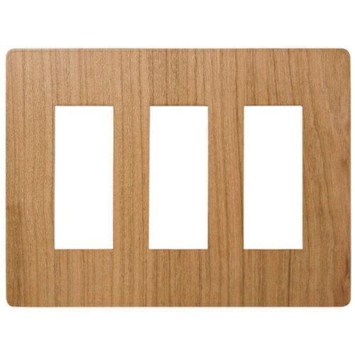 スガツネ工業 (210032254)PXP-WR03-YSスイッチプレート・コンセントプレート(3連) (PXPWR03YS 3278)