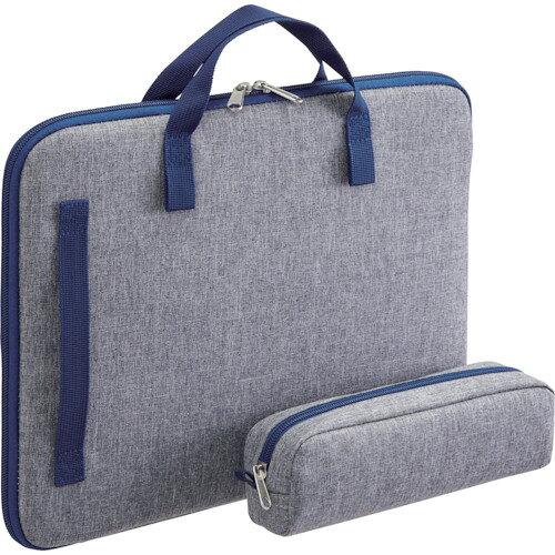 ライオン事務器 ノートパソコン用ケース レビモ ライトグレー NB-27LG