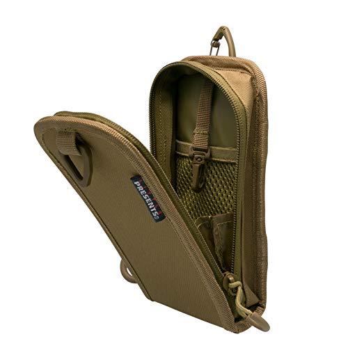 リトルプレゼンツ LP ポーチ W11 x H18 x D4cm カーキ(KH)