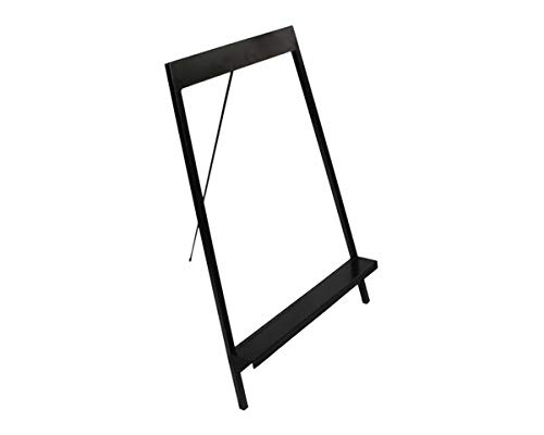 福井金属工芸 アイアンイーゼル シンプル ブラック L