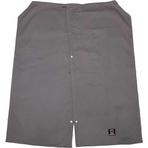 TRUSCO トラスコ中山 TRUSCO 防炎ローハイド型前掛け グレー(マックスダイナ) (APB014GL 8000)