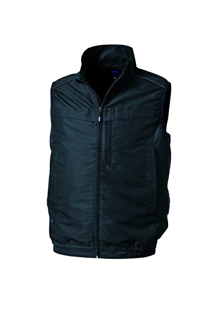 KUCHOFUKU 空調服 空調服 【今季完売】空調服 ベスト(横ファン) ブラック LL (KU92320K90S4 2336)