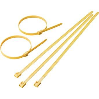TRUSCO トラスコ中山 【品名】:TRUSCOカラーインラインケーブルタイ黄9.0×225最大74100本入TFCVR255Y【発注コード】:4146875