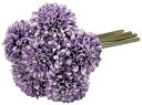 アスカ(Asca) ポンポンマムバンチ(1束6本) パープルクリーム (A-33164-7C)【入数:12】