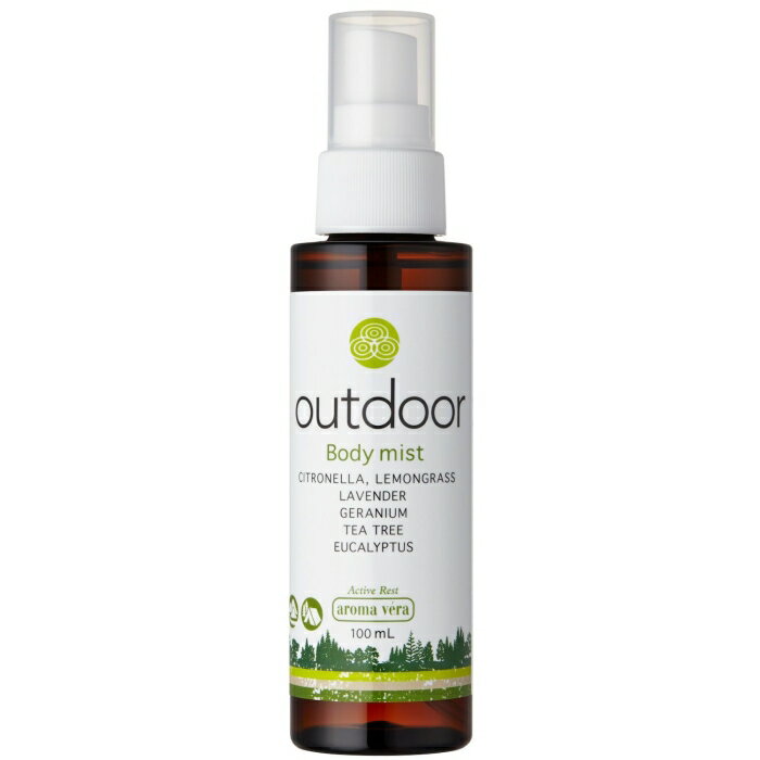 日本香堂 アロマベラ ボディミスト アウトドア 100ml(虫除け スプレー)