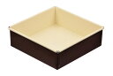 パール金属 【T】ラフィネ ふっ素加工スクエアケーキ焼型15cm【D-6120】