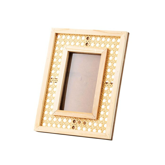 フリーマーケットインターナショナルトレーディング (Paseo)ラタン調フレーム(ポストカードサイズ対応) WF-161