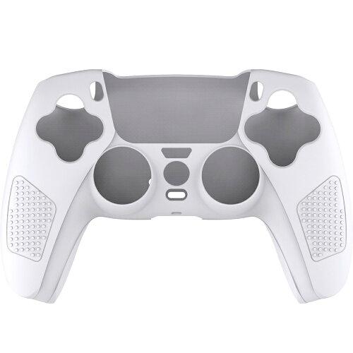 サイバーガジェット PS5用コントローラーシリコンカバー ホワイト【CY-P5CRSC-WH】 サイバーガジェット PS5用コントローラーシリコンカバー ホワイト【CY-P5CRSC-WH】
