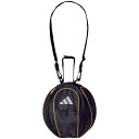 ADIDAS アディダス ボールバッグ_1コイレ_クロ/GDサッカ- (AKM22BKG)