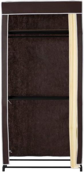 ファミリー・ライフ カバー付きクローゼットハンガー90cm　2段 【04020】