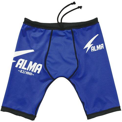 マーシャルワールド サンダー リバーシブルショートスパッツ M 青赤 ALSH2-M-BURD