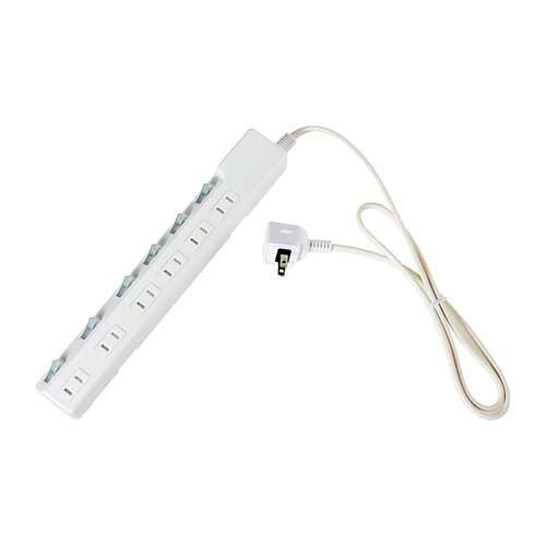 樂天商城 - ELPA(朝日電器) ELPA コード付タップ 耐雷SW付タップ 6個口1M (WLK61SW 1486)