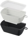 曙産業 【日本製】フタ付き チリトリザルボウル カク MZ-3537 (2231601)【入数:48】