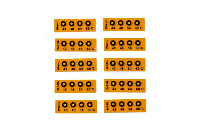 Wahl instruments 真空用テンプ・プレート(不可逆性)4点表示 1箱(10枚入) 450-043 1箱(10枚入)