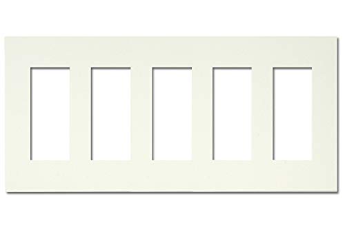 【在庫限即納】神保電器 NKPプレート 5連用15個口 ピュアホワイト(PW) NKP-3UF-5