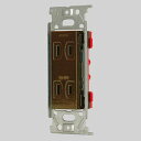 神保電器 Wコンセント JEC-BN-55(チョコ)