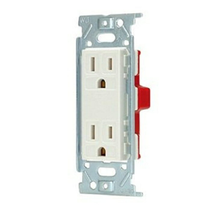 神保電器 接地Wコンセント　JEC-BN-55G(PW)