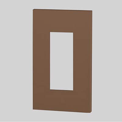 神保電器 3連用プレート SLP-3UF チョコ