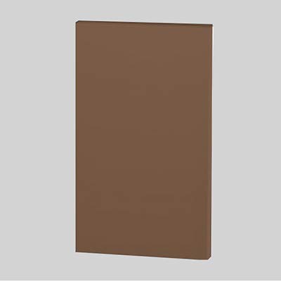 神保電器 1連用プレート SLP-0UF チョコ