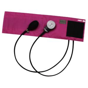 フォーカルコーポレーション アネロイド血圧計［ラテックスフリー］　FC−100V　ナイロン・マゼンタFC-100V8-5561-03