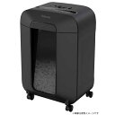 FELLOWS フェローズ LX85 4201901 電動シュレッダー テレワークに適した小型モデル クロスカット 最大幅:A4 11枚~50枚 11L~20L ホッチキス可 ブラック