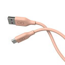 CIO シリコンケーブル AtoC 2m ピンク(CIO-SL30000-AC2-PK)