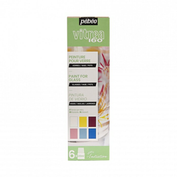 ڤ٥(Pebeo) ڥ٥(Pebeo) 饹ѿ볨(֥) ȥ쥢160  20ml x 6ǥХ꡼å