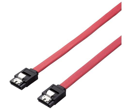 ELECOM エレコム SATAケーブル/仕様固定/ストレート-ストレート型/6G対応/0.5m/レッド(ST6-05/ID)