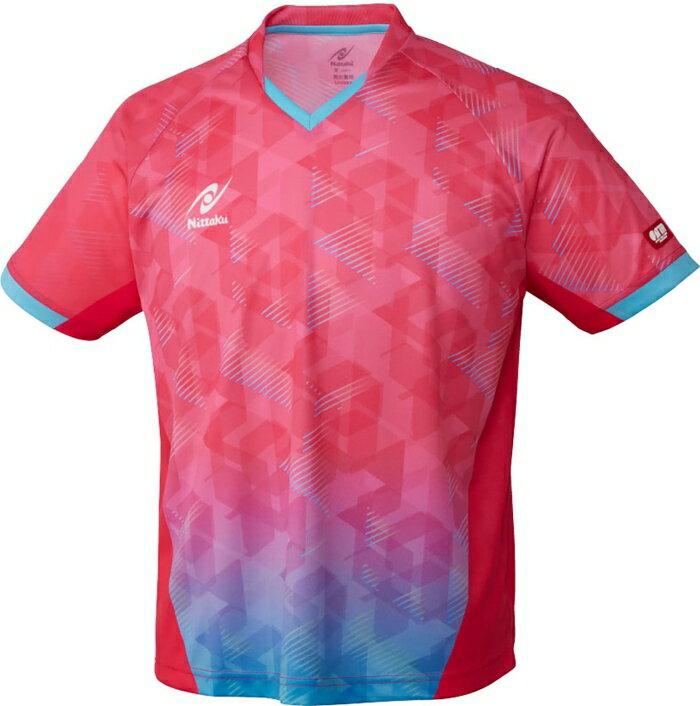 日本卓球 スカイスコープ_シャツ (NW2214) [色 : ピンク] [サイズ : XO]