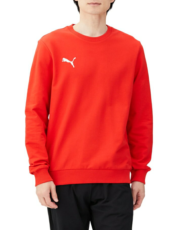 PUMA プーマ TEAMGOAL_カジュアル_クルーネック (659332) [色 : PUMA_RED] [サイズ : S]