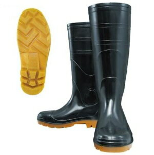 おたふく手袋 オタフク JW-709 黒 安全耐油長靴 28.0　JW-709