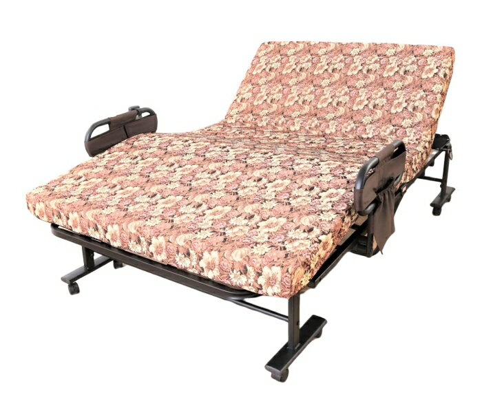 ビータ(Vita) 寝心地選べる折畳電動ベッド花柄高反発シングル 【TAN-262(コウS・HANA)】