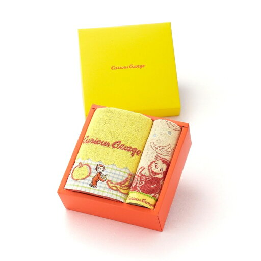 おさるのジョージ(Curious George) おさるのジョージ ハッピーバナナ フェイスタオル・タオルハンカチセット 0 0 68-3029200 おさるのジョージ(Curious George) おさるのジョージ ハッピーバナナ フェイスタオル・タオルハンカチセット 0 0 68-3029200