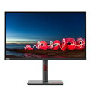 LENOVO レノボ ThinkVision T27h-30 (27型/2560×1440/DisplayPort×2、HDMI×1、USB Type-C×1/黒/スピーカー:なし)(63A3GAR1JP)