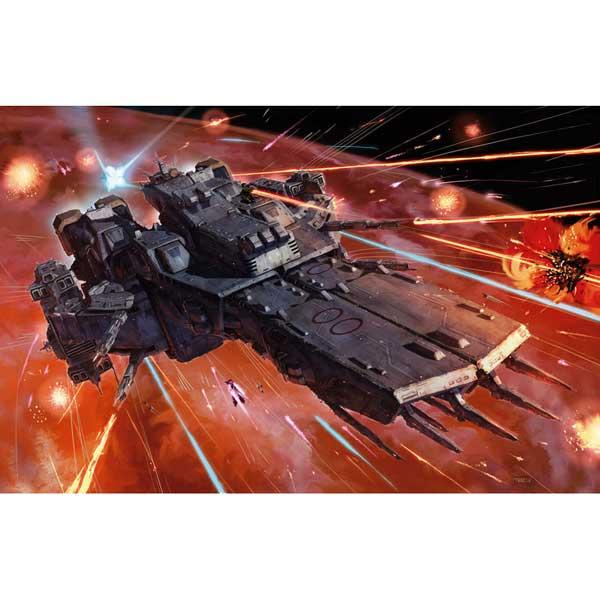 ハセガワ 1/4000マクロスゲキジョウバン 1/4000 超時空要塞マクロス 愛・おぼえていますか SDF-1 マクロス 要塞艦 ”劇場版”