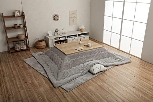 イケヒコ こたつ 布団 長方形 ラピアス パールグレー 約205×245cm 無地 やわらか ふかふか フェミニン #6843039 イケヒコ こたつ 布団 長方形 ラピアス パールグレー 約205×245cm 無地 やわらか ふかふか フェミニン #6843039