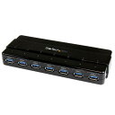 スターテック 7ポートUSB 3.0ハブ 卓上用 ACアダプタとケーブル付属【ST7300USB3B】