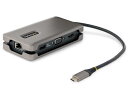 スターテック ドッキングステーション/USB-C接続/4K HDMIまたはVGA/100W PD/USBハブ/(2)