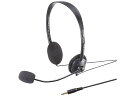 SANWASUPPLY サンワサプライ MMHS408BK 4極対応ヘッドセット MM-HS408BK