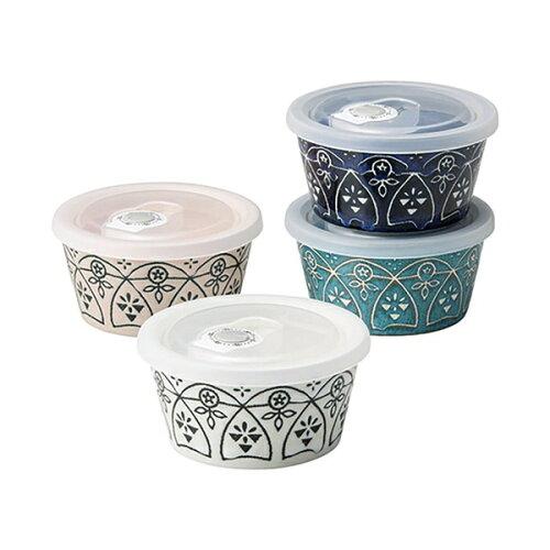 《メーカー取寄》モロッカン レンジボールS4pcs[日本製 美濃焼 食器 陶器] ギフト (-)【入数:2】