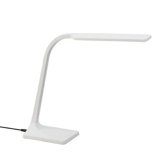 HotaluX(ホタルクス) LEDスタンド JIS規格A形 調光タイプ ブルーライト低減 集中力アップ 卓上 高演色性 Ra80 昼光色 色温度6500K タッチスイッチ ホワイト HSD16032W-D24