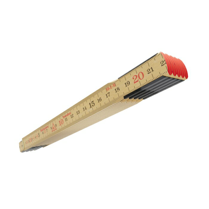 Hultafors ハルタホース 木製折尺 2m 10折り (100004 6494)