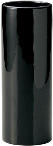 ケー・イー・アイ モノクロフラワーベース　ラウンド　001-A/BK　001-A/W　ブラック