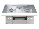 PALOMA パロマ PD963WTU75GG ビルトインガス CREA(クレアシリーズ) 天板75cm グロスミラー全周ベベルカット クリアガラストップ 都市...
