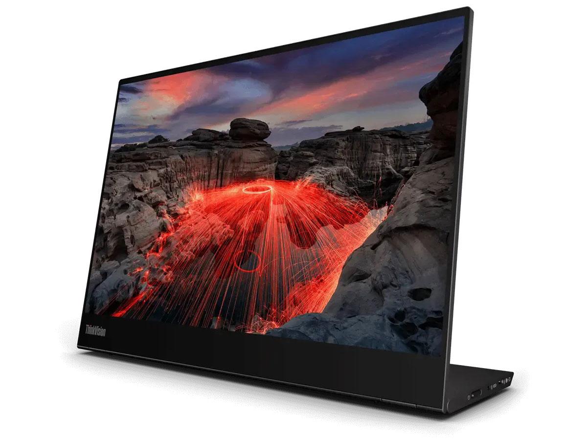 LENOVO レノボ 63FDUAR6JP 14.0型 ThinkVision M14t Gen 2 液晶 2240×1400 USB タイプC×2 ブラック系