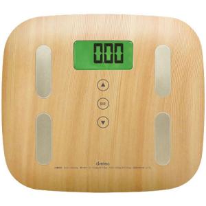 ドリテック(dretec) ドリテック 体重体組成計 ナチュラルウッド BS-244NW
