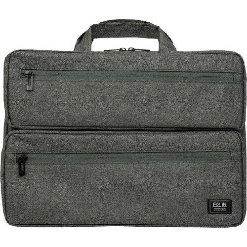 ナカバヤシ SZC-FC131908GY PCインナーバッグ 13.3インチ 2ポケット付 グレー(SZC-FC131908GY)