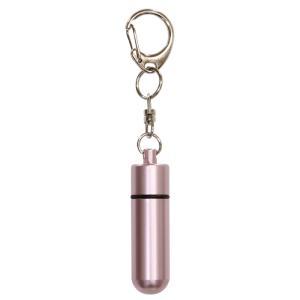 東京ローソク製造 【ペット仏具・分骨】遺骨カプセル 大 キーホルダー ライトピンク H5.1cm (60506)
