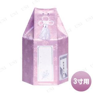 東京ローソク製造 【ペット骨壷・分骨壺】六角袋(サクラ柄) ピンク 3寸 (60550)